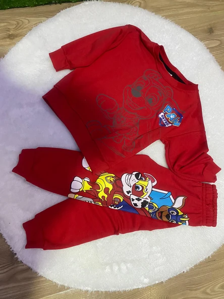 Paw Patroll Takım Erkek Çocuk 3ip Kumaş Eşofman Takım - 3