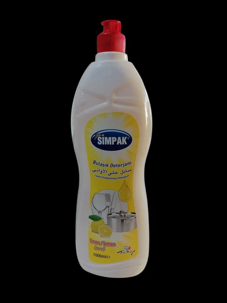 Simpak Sıvı Bulaşık Deterjanı 1000 Ml Limon Kokulu ürün görseli 1