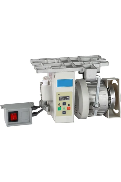 750W Sanayi Dikiş Makinaları Overlok Düz Reçme Uyumlu Sessiz Güçlü Hız Ayarlı Kayışlı Servo Motor ürün görseli 1