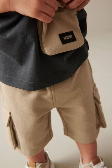 Cg Kids Çanta Detaylı Mükemmel Kaliteli Erkek Çocuk Alt Üst Takım - 4