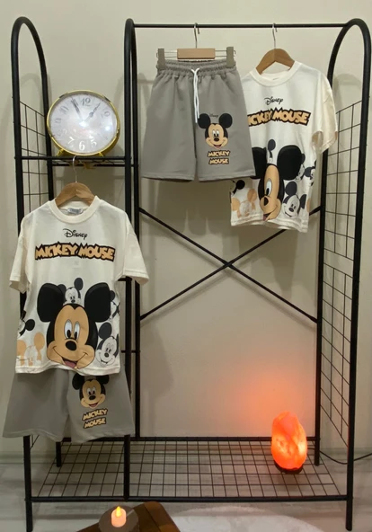 Cg Kids Mickey Mouse Mükemmel Baskı Kaliteli Erkek Çocuk Alt Üst Takım - 3