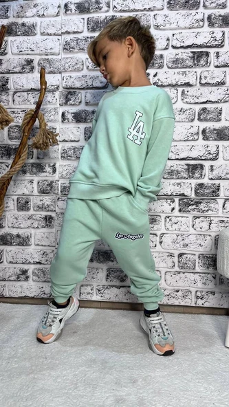 Los Angels Mint Yeşil Erkek Eşofman Takımı