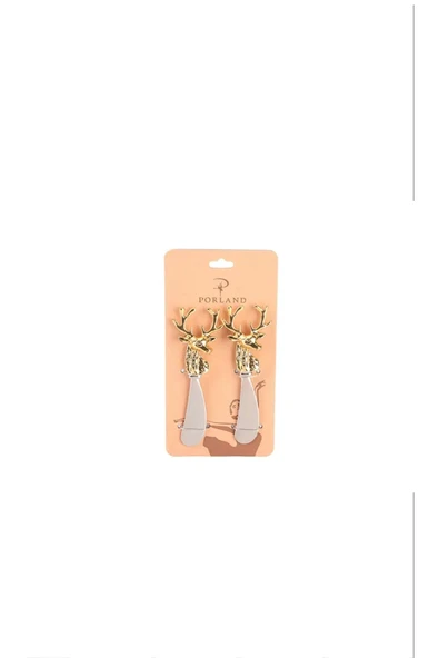 Porland Deerest Golden 2 Adet Tereyağı Bıçağı 18 cm
