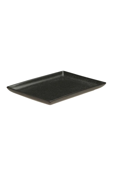 Porland Seasons Siyah Kahvaltı Tabağı 18x13cm 04ALM001576 ürün görseli