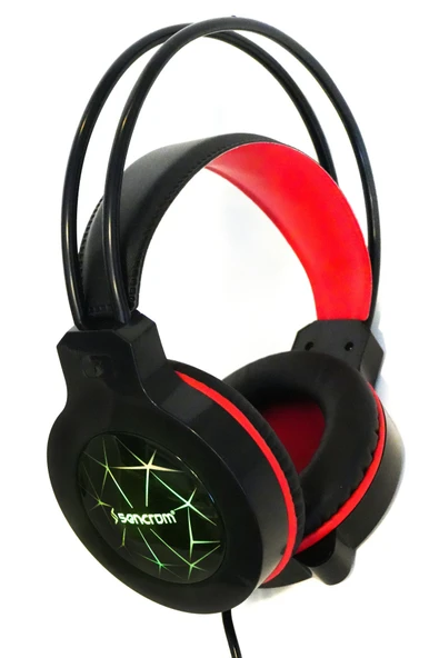 SNRELK  sencrom X5 RGB GAMİNG OYUNCU KULAKLIĞI MİKROFONLU 3,5MM - Resim 3