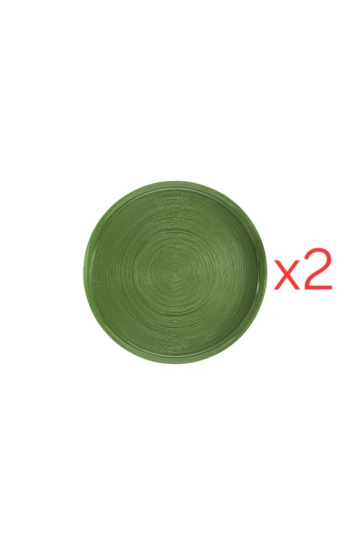 Porland Funky 2'li Cam Tabak Yeşil 21cm