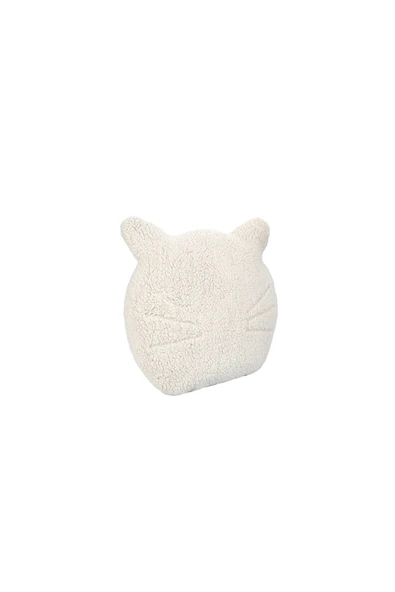 Porland Kedi Bebek Çocuk Teddy Yastık 2'li 33x33cm - 3