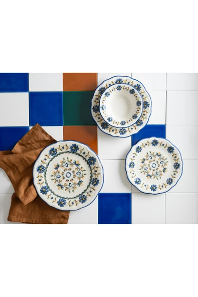 PORSER Tucsan Bloom Fulya 24 Parça 6 Kişilik Yemek takımı - Resim 4