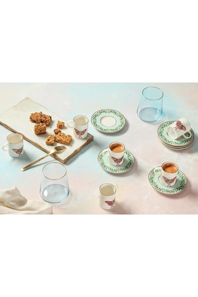 Porland Mirroring Kahve Takımı 12 Parça ürün görseli 1