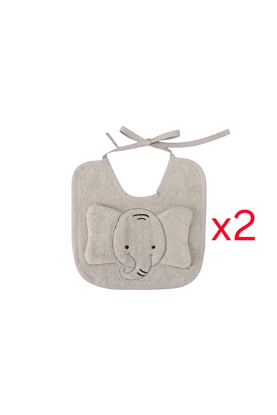 Porland Elephant Gri Mama Önlüğü 2'li