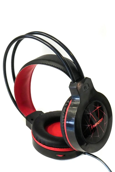 SNRELK  sencrom X5 RGB GAMİNG OYUNCU KULAKLIĞI MİKROFONLU 3,5MM - Resim 4