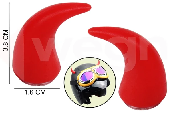 DİREKSİYON VE KASK ÜSTÜNE TAKILAN BOYNUZ APARATI KIRMIZI AKSESUAR ürün görseli