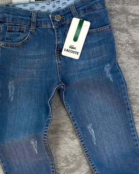 Cg Kids Lacivert Jilet Kesimli Likralı Belden Ayarlamalı Ince Jean Pantolon Erkek Çocuk - 2