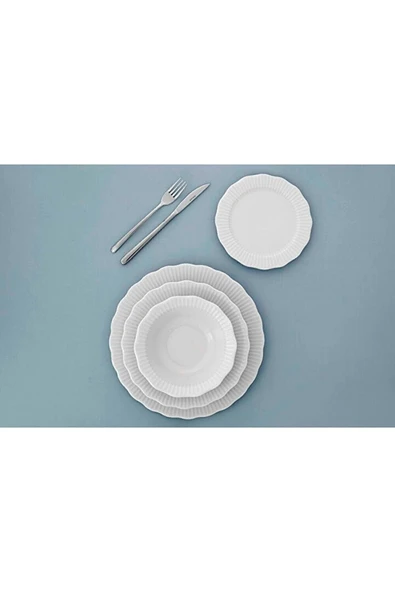 Porland Frilly 24 Parça Yemek Takımı