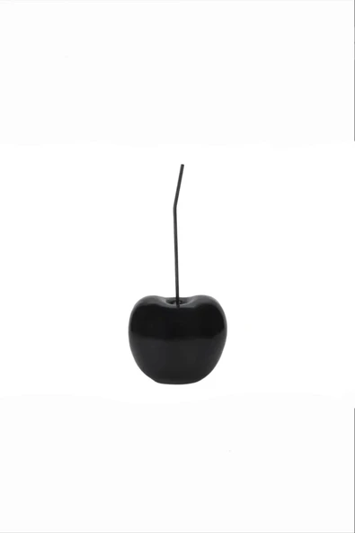 Porland Kiraz Siyah Dekoratif Obje 46cm