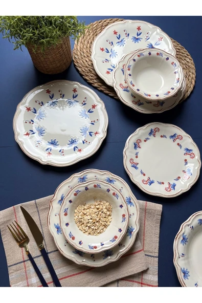 PORSER Pamela Yemek Takımı 6 Kişilik 24 Parça FLY24YKPRS1055 - 3