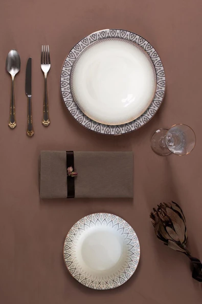 Porland Sweet Romantic 60 Parça 12 Kişilik Yemek Takımı - 2