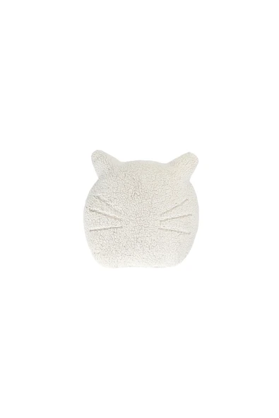 Porland Kedi Bebek Çocuk Teddy Yastık 33x33cm - 2