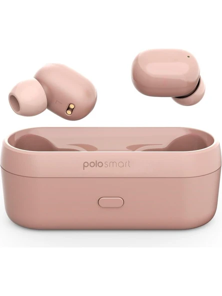 Polosmart FS55 Kablosuz Kulaklık Pembe + Polosmart PSSW13 Akıllı Bileklik Siyah Set - 2