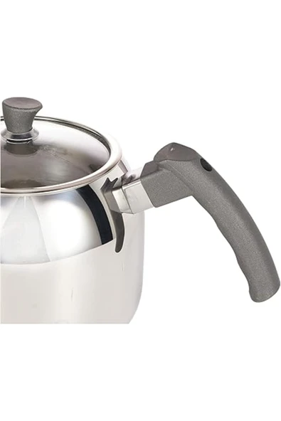 Porland Piramit Çelik Çaydanlık Takımı  MessinaAntrasit - 4