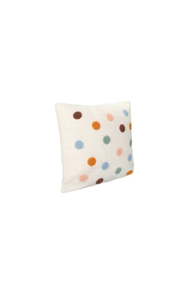 Porland Puantiyeli Punch Yastık 2'li 35x35cm - 4