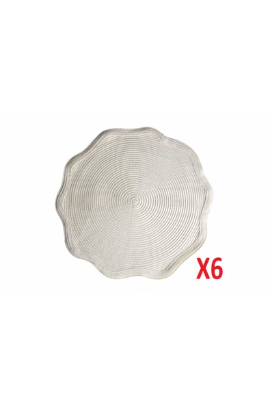 Porland Priya Krem Amerikan Servis 38cm 6'lı 04STY007368