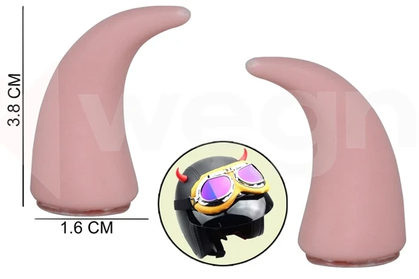 DİREKSİYON VE KASK ÜSTÜNE TAKILAN BOYNUZ APARATI PEMBE AKSESUAR ürün görseli