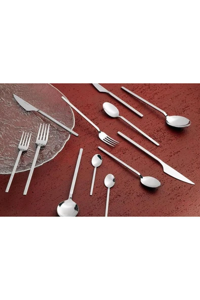 Porland Virgo Çatal Kaşık Bıçak Takımı 84 Parça 12 Kişilik - 2