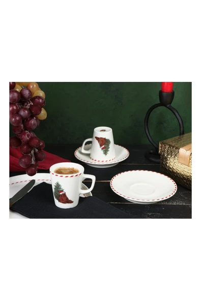 Porland Bear 2 Kişilik Kahve Takımı 4 Parça ürün görseli 1