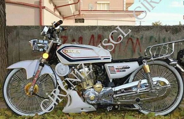 HSGL Motosiklet Motor Alt Rüzgarlık Beyaz CG Uyumlu Dayanıklı Alt Koruma Parçası - 3