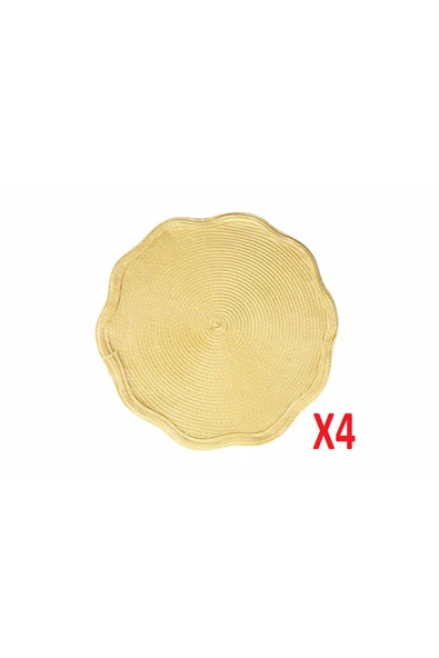 Porland Priya Sarı Amerikan Servis 38cm 4'lü 04STY007367