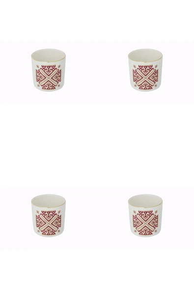 Porland Arabesque Desen Bardak 230cc 4'lü ürün görseli 1