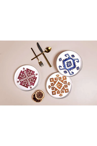 Porland Arabesque 6 Lı Pasta Takımı 18 Cm 04alm007149