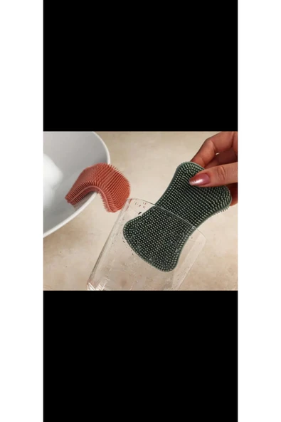 Porland Amora Silikon Bulaşık Yıkama Fırçası