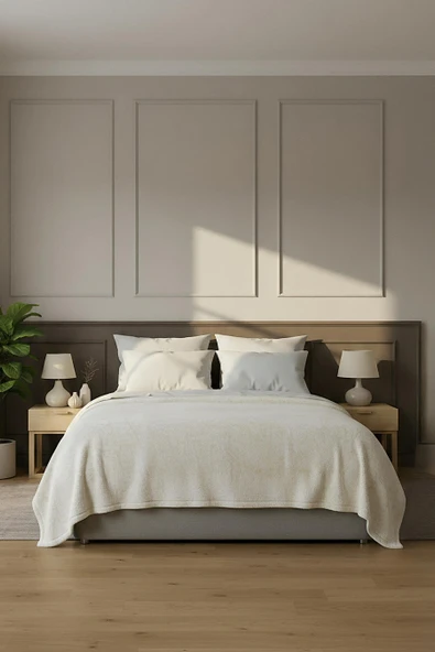 Pufina | Çift Kişilik Tavşan Tüyü Dokulu Peluş Battaniye & Yatak Örtüsü | 200x220 - 4