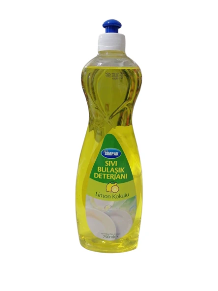 Simpak Sıvı Bulaşık Deterjanı 750 Ml Limon Kokulu ürün görseli 1