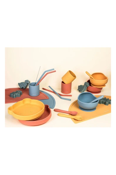 Porland Fancy Clay Silikonlu Bebek Alıştırma Bardağı 7 Cm - Resim 3