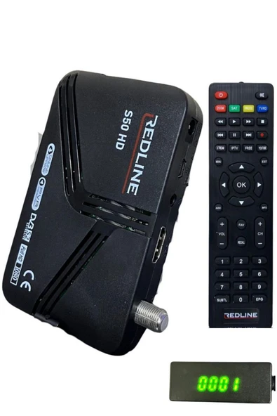 SNRELK HAMA redline FULL HD UYDU ALICISI ÇİFT USB MİNİ UYDU ALICISI - Resim 2