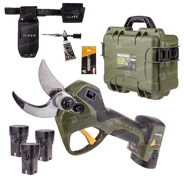 Alpen Wildhorn 32 Sensörlü 3 Akülü Budama Makası 32 Mm ürün görseli