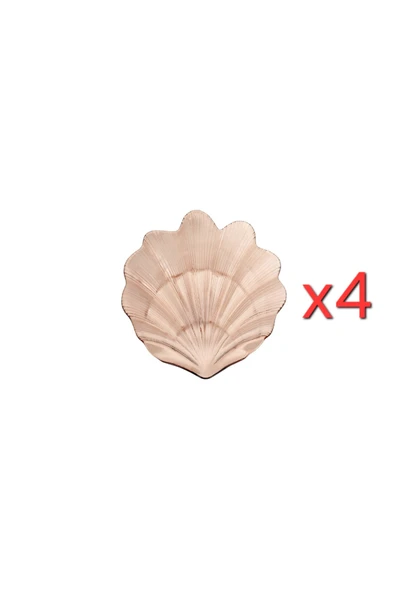 Porland Carla Mocha 4'lı Düz Tabak 20 Cm