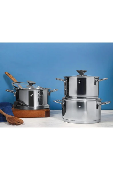 Porland YKC606 Colby Tencere Takımı 6 parça - 2