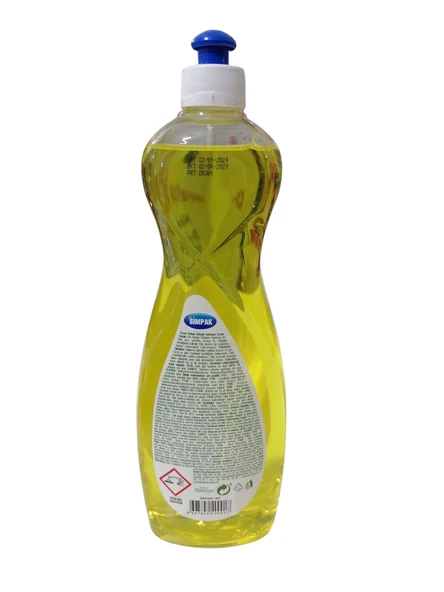 Simpak Sıvı Bulaşık Deterjanı 750 Ml Limon Kokulu - Resim 2