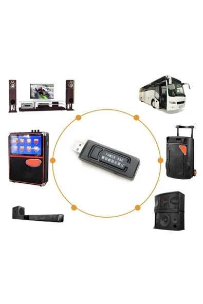 Kablosuz El Mikrofonu + USB Alıcı , Öğretmen, Karaoke ve Sunumlar İçin - 3