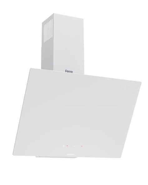 Ferre D078 Beyaz Ultra Sessiz SilentArt  60 cm Ankastre Davlumbaz - Resim 2