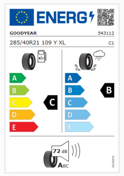 Goodyear Eagle F1 Asymmetric 3 SUV AO 285/40R21 109Y XL FP 4x4 Yaz Lastiği (Üretim Yılı: 2025) ürün görseli 1