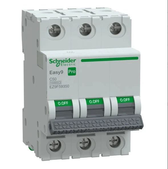 Schneider Pro 3 Faz 50A 10 KA C Tipi Sigorta EZ9F59350 ürün görseli 1