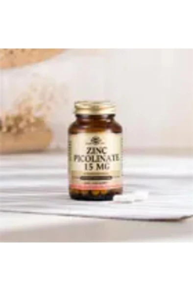 Solgar Zinc Picolinate 15 mg 100 Kapsül - Resim 2