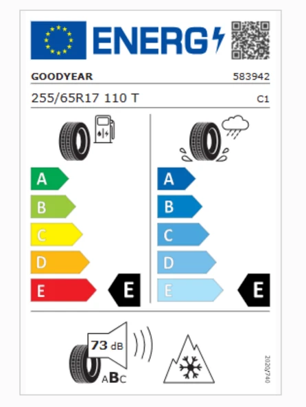 Goodyear Wrangler AT Adventure 255/65R17 110T 4x4 Yaz Lastiği (Üretim Yılı: 2024) ürün görseli