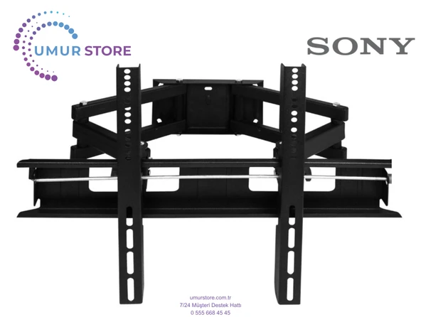 Sony Kd 65X8505C Uyumlu 42”- 55”- 65”- 75” inç Lcd Led Ekran Tv Hareketli Askı Aparatı ürün görseli