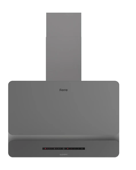 Ferre D 082 Gri Ultra Sessiz SilentArt  60 cm Ankastre Davlumbaz - Resim 3